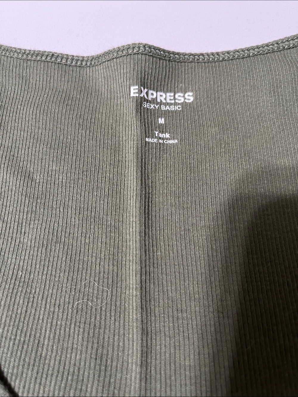 Express Olive Green Tank Dress with Gold Sequins - women - Picture 2 of 4